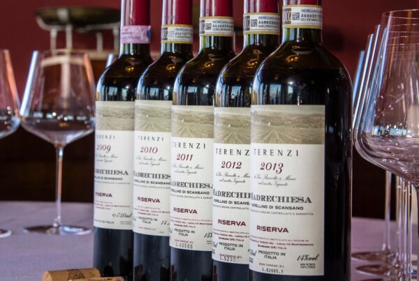 Verticale di Madrechiesa, il Morellino Top di Gamma Terenzi Presso Iyo