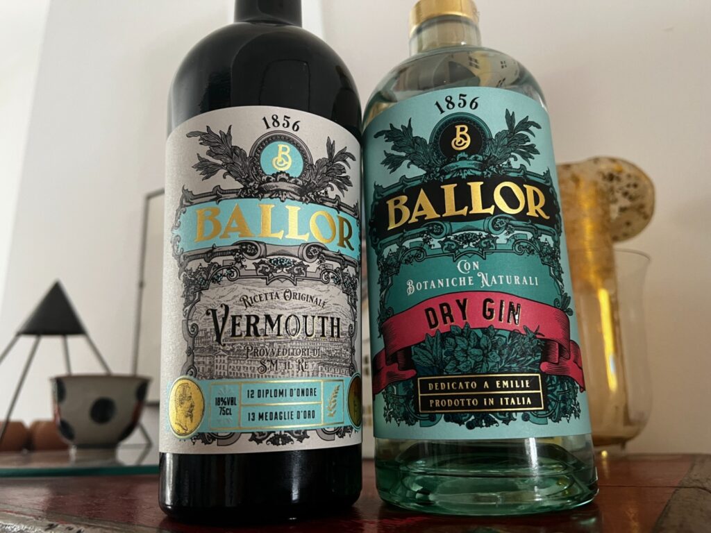 Vermouth e Gin Ballor, lo charme ottocentesco che piace ai millennial