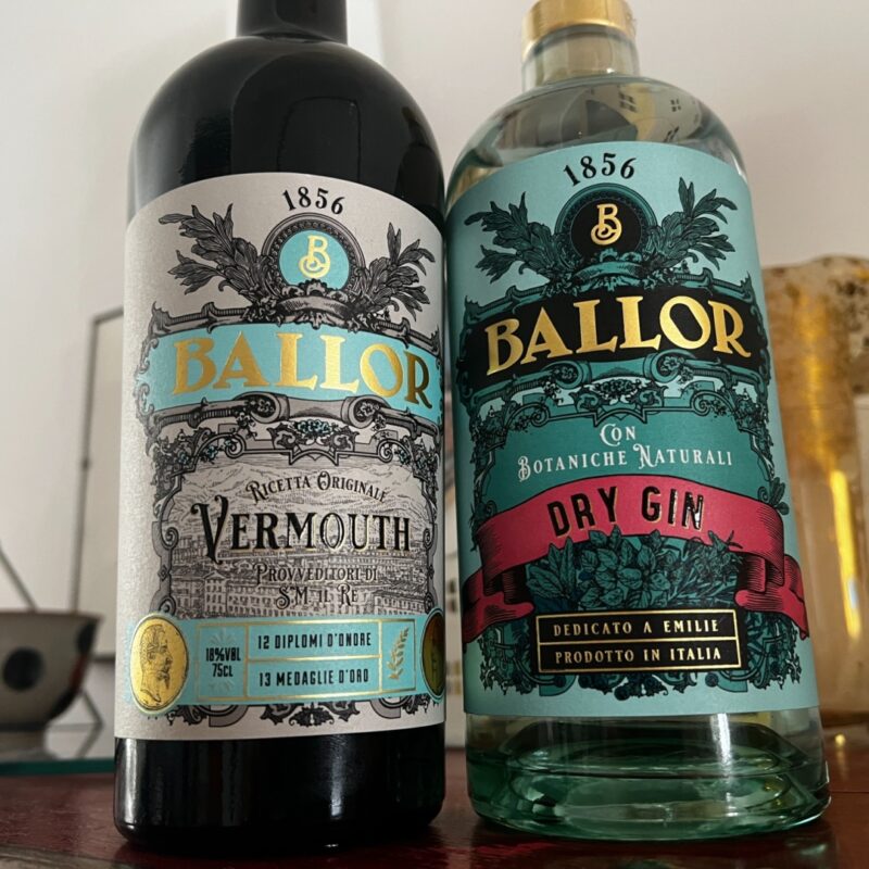 Vermouth e Gin Ballor, lo charme ottocentesco che piace ai millennial