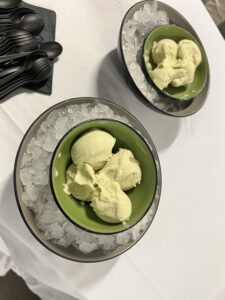 Gelato al pistacchio salato