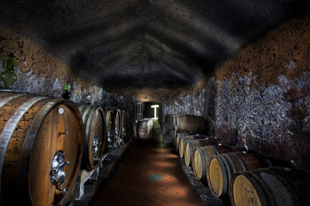 Sassotondo e il loro vino simbolo San Lorenzo, cru di Ciliegiolo
