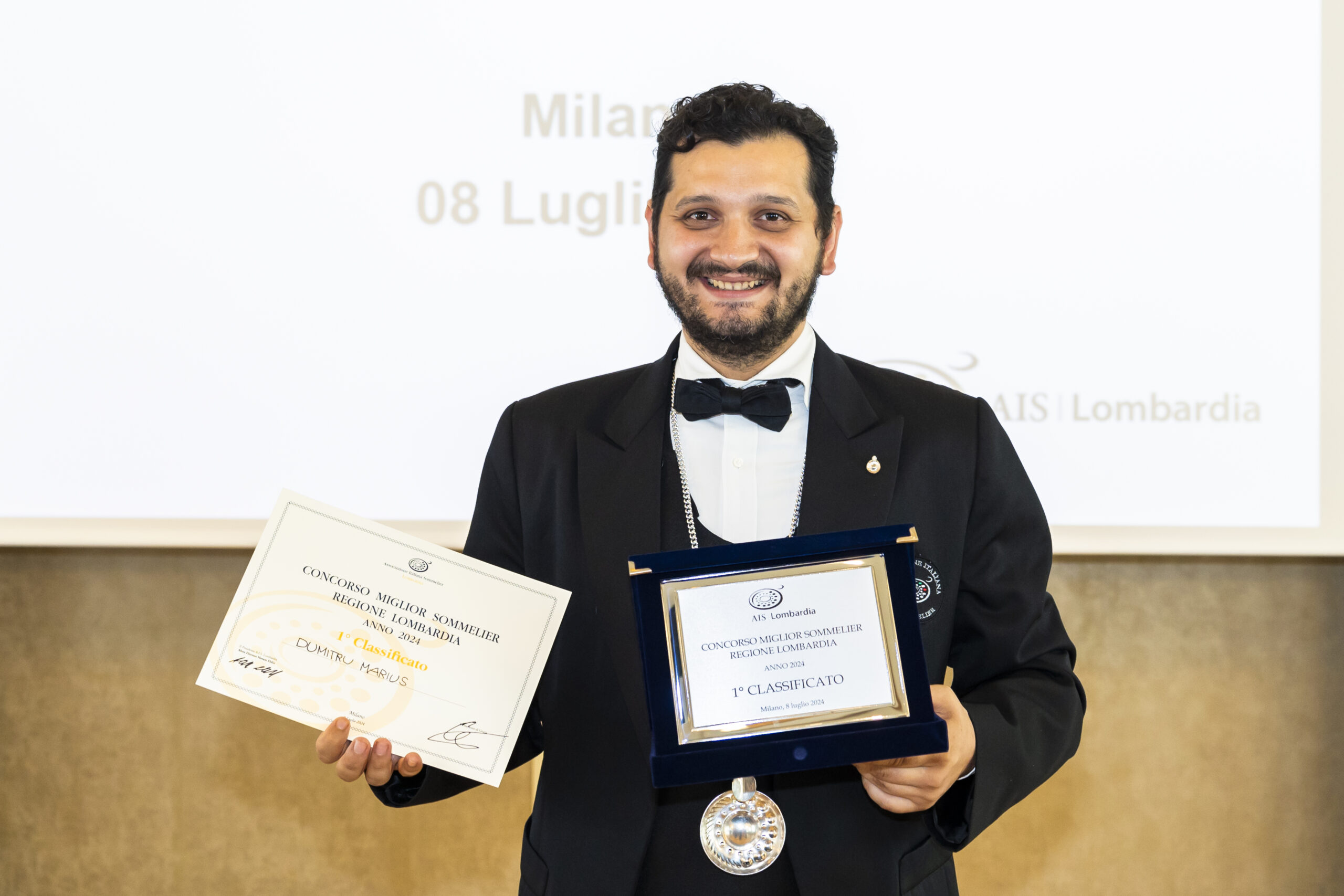 Marius Dumitru è il Miglior Sommelier della Lombardia 2024