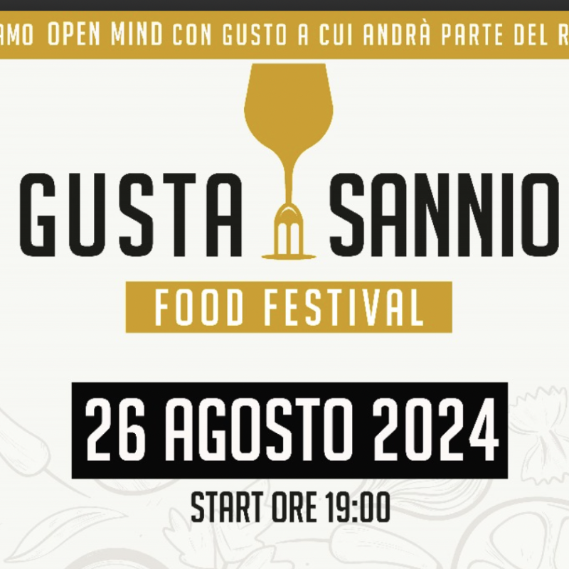 Gusta Sannio: il festival della solidarietà con oltre 20 chef e pizzaioli