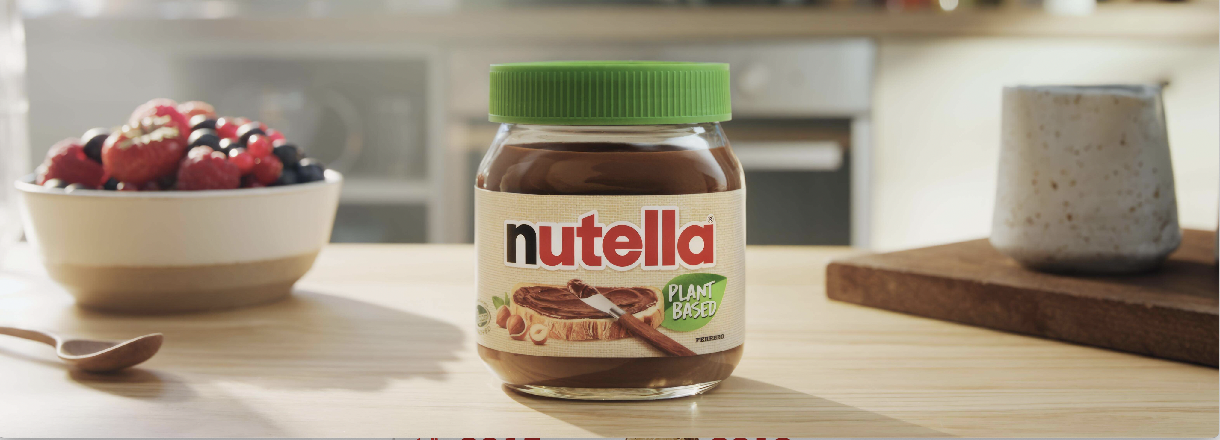 Nasce la nuova Nutella®: “plant-based” con ingredienti di origine vegetale