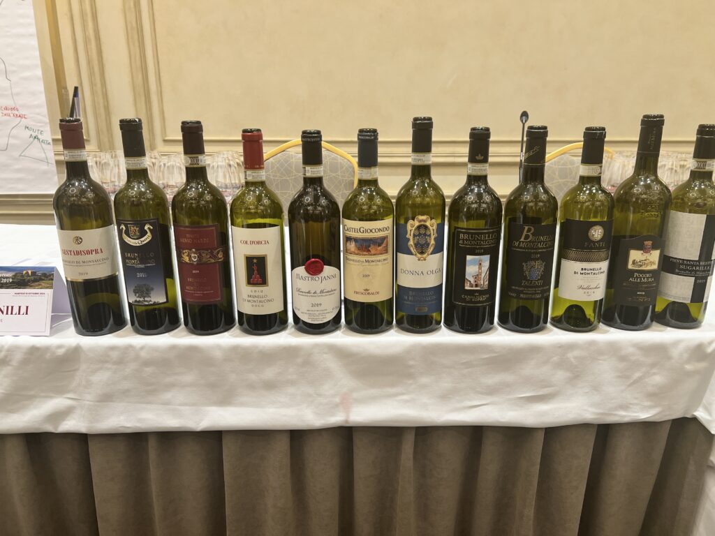 Masterclass di Brunello di Montalcino a Milano: i vini degustati