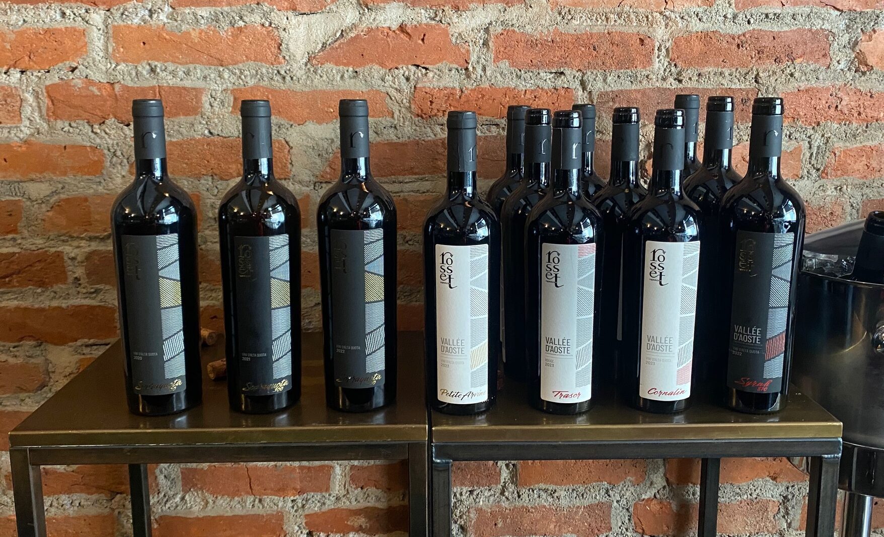 Le etichette di Rosset Terroir sono l'espressione della Valle D'Aosta