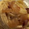 Spaghetti alla salsa d’uovo con jamon serrano pata negra
