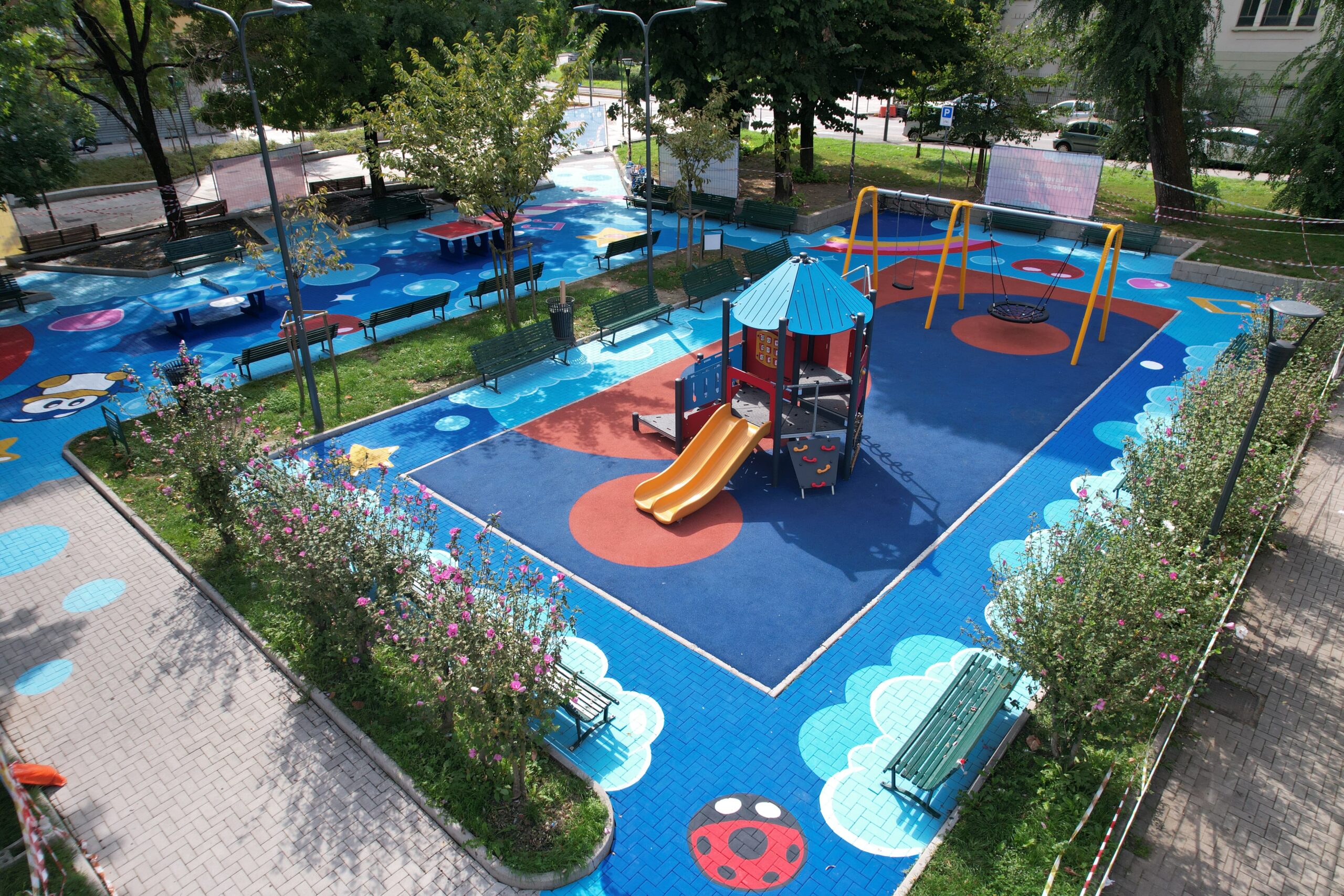 Milano, nuova area giochi firmata HARIBO: ecco la Piazza Belloveso tra arte e inclusione