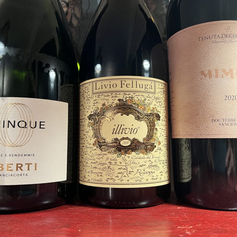 Tre Magnum d’autore: Quinque, illivio e Mimesi, eleganza italiana in tre calici