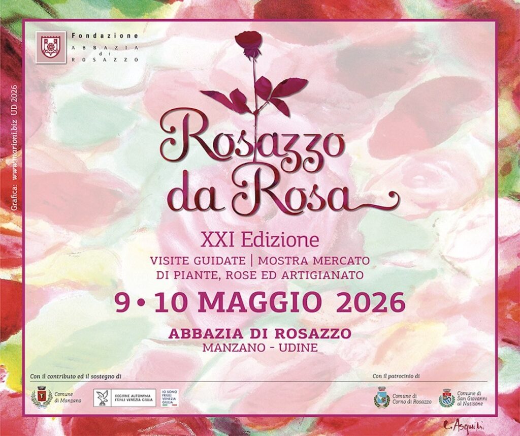 Rosazzo da Rosa, torna la mostra-mercato tra le mura dell’Abbazia