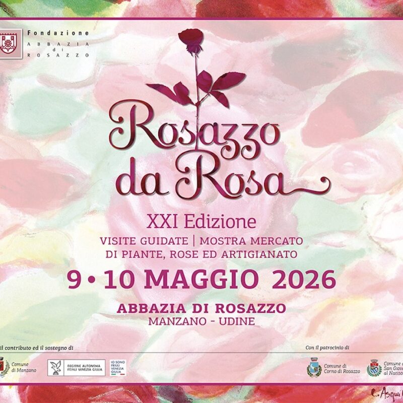 Rosazzo da Rosa, torna la mostra-mercato tra le mura dell’Abbazia