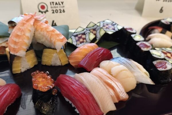 la panoramica dei sushi più armonici del concorso Italy Sushi Cup