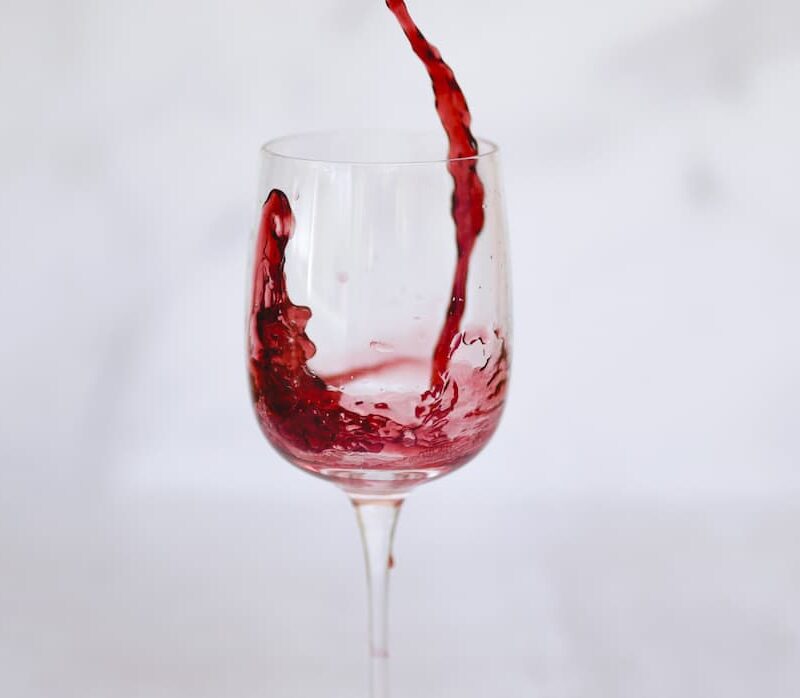 vino rosso fresco