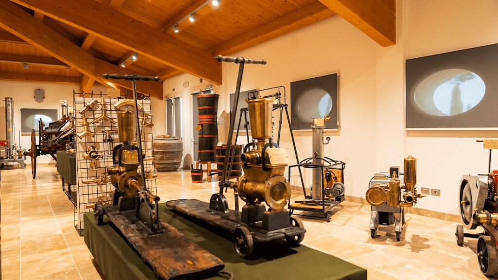 Una sala del Museo deo Vino di Carpineto