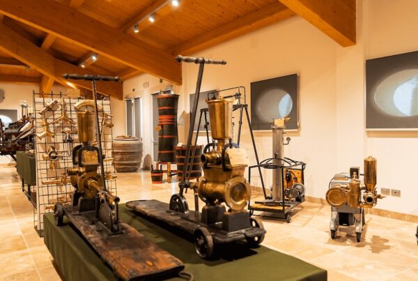 Una sala del Museo deo Vino di Carpineto