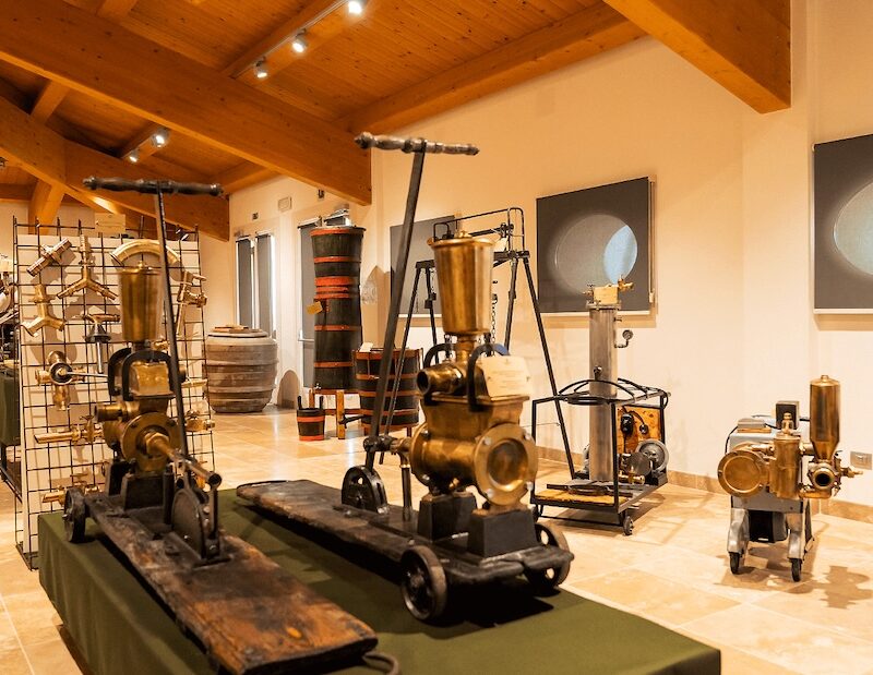 Una sala del Museo deo Vino di Carpineto