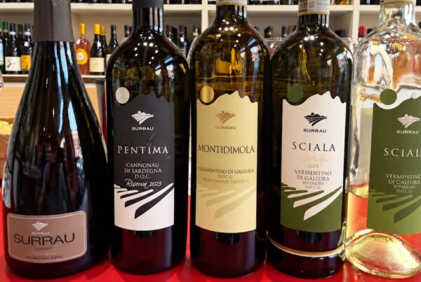 Le cinque etichette di Vigne Surrau presentate durante la masterclass