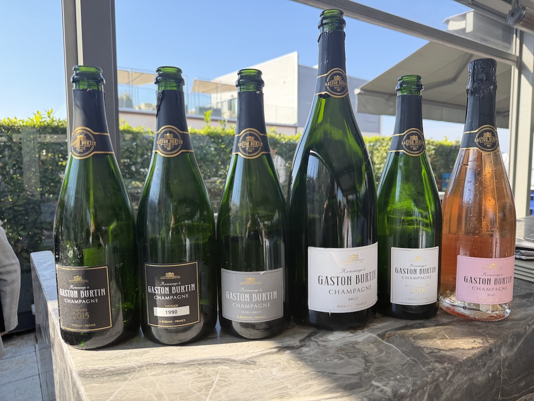 Champagne Hommage à Gaston Burtin presentati a Milano